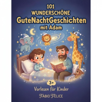Adam & 101 Wunderschöne Kinder Gutenachtgeschichten mit Adam als Hauptfigur.