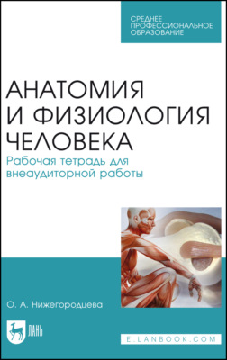 Анатомия и физиология человека. Рабочая тетрадь для внеаудиторной работы. Учебное пособие для СПО. 4-е издание, стереотипное