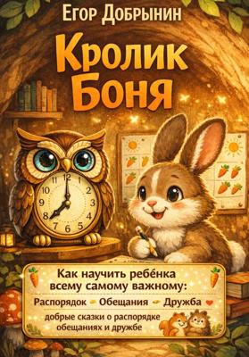 Кролик Боня. Как научить ребёнка всему самому важному: добрые сказки о распорядке, обещаниях и дружбе