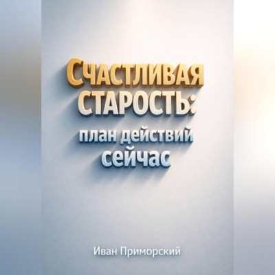 Счастливая Старость План Действий Сейчас