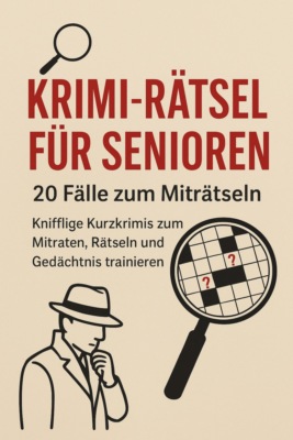 Krimi-Rätsel für Senioren: 20 Fälle zum Miträtseln