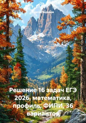 Решение 16 задач ЕГЭ 2026, математика, профиль, ФИПИ, 36 вариантов