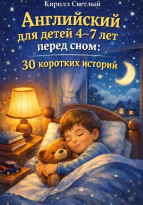 Английский для детей 4-7 лет перед сном: 30 коротких историй