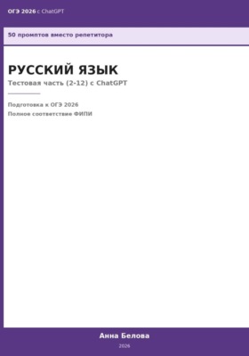 ОГЭ Русский язык: Тестовая часть (2-12) с ChatGPT — 50 промптов вместо репетитора