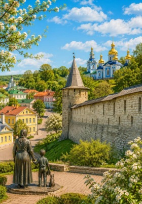 Кума on tour: Псковская земля. Печоры