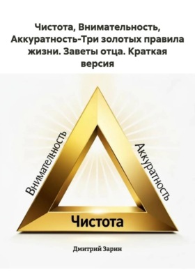Чистота, Внимательность, Аккуратность-Три золотых правила жизни. Заветы отца. Краткая версия