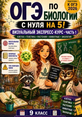 ОГЭ. Биология с нуля на 5. Визуальный экспресс-курс. Часть 1.