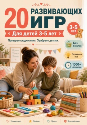 20 развивающих игр для детей 3-5 лет