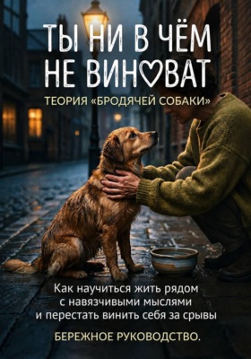 ТЫ НИ В ЧЁМ НЕ ВИНОВАТ. Теория «Бродячей собаки» и другие бережные инструменты против навязчивых мыслей, зависимостей и крейвинга.
