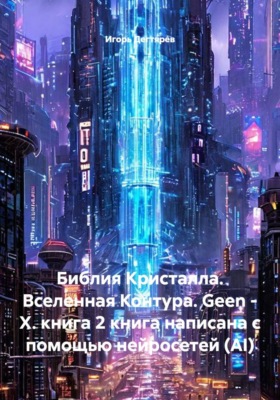 Библия Кристалла. Вселенная Контура. Geen - X. книга 2 книга написана с помощью нейросетей (AI)