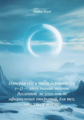 Империя 1313 и числа Берешит (гл. 1–5) — здесь знания законов Вселенной  за 5000 лет до официальных открытий, для тех, кто умеет видеть