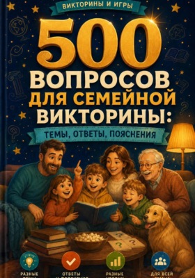 500 вопросов для семейной викторины: темы, ответы, пояснения
