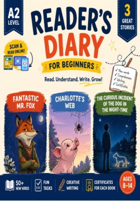 Читательский дневник по книгам «Fantastic Mr. Fox»; "Charlotte's Web by E. B. White;  "The Curious Incident of the Dog in the Night-time"" by Mark Haddon (уровень A2)