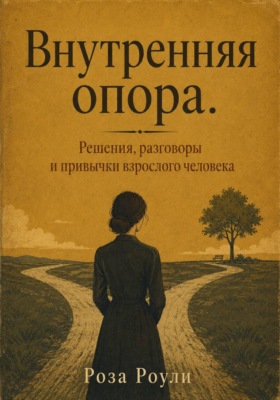 Внутренняя опора. Решения, разговоры и привычки взрослого человека