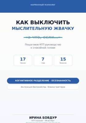 Карманный психолог. Как выключить мыслительную жвачку