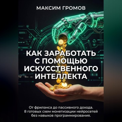 Как заработать с помощью искусственного интеллекта. От фриланса до пассивного дохода. 8 готовых схем монетизации нейросетей без навыков программирования.