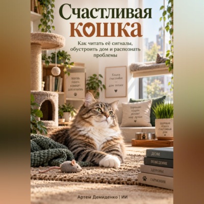 Счастливая кошка: Как читать её сигналы, обустроить дом и распознать проблемы