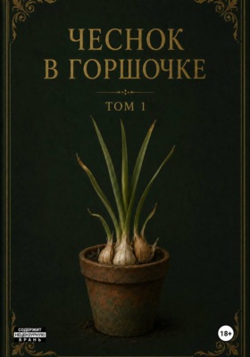 Чеснок в горшочке