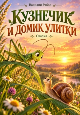 Кузнечик и домик Улитки
