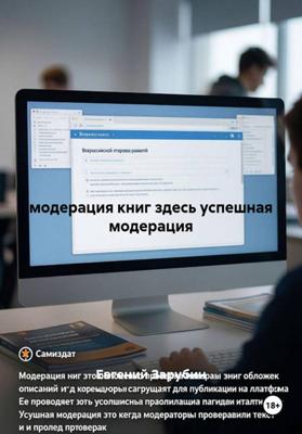 модерация книг здесь успешная модерация
