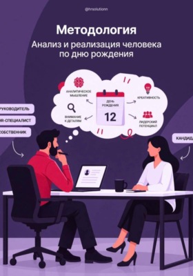 HR-Решение. Анализ личности по дню рождения до 33 лет как дополнительный инструмент при подборе персонала