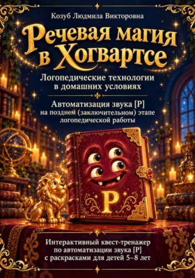 Чудовищная книга речевых приключений Рычи как гриффиндорец! Тетрадь 2  Тренажёр звука [Р]. Для детей 5–8 лет и взрослых
