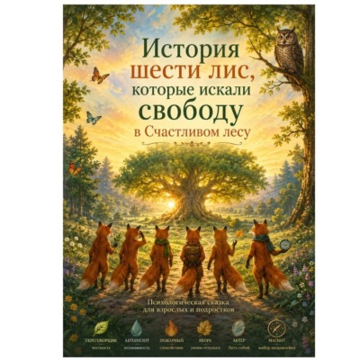 История шести лис, которые искали свободу в счастливом лесу