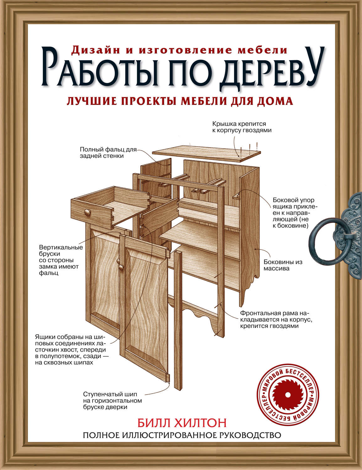 Обложка книги «Работы по дереву. Лучшие проекты мебели для дома»