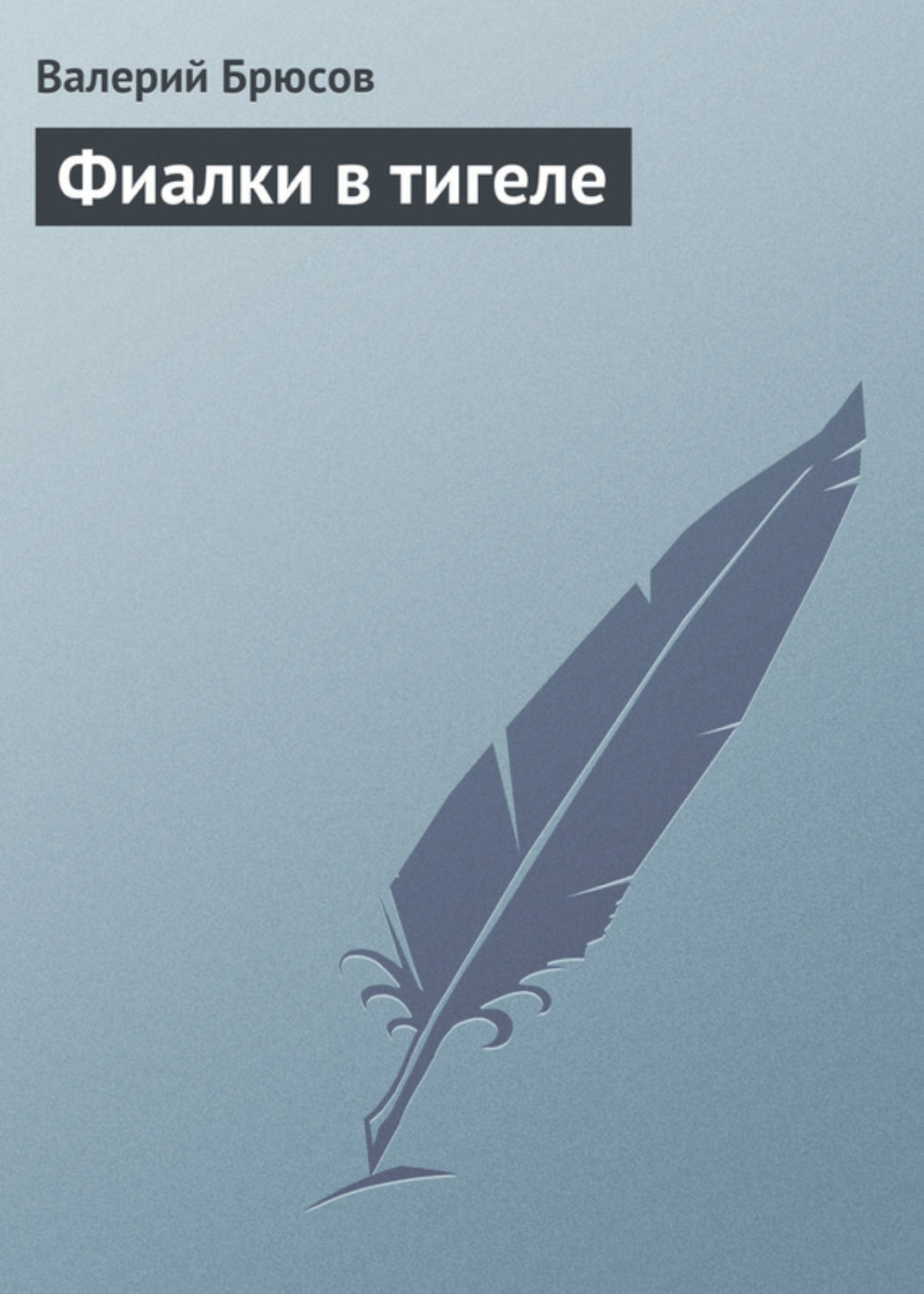 Обложка книги «Фиалки в тигеле»