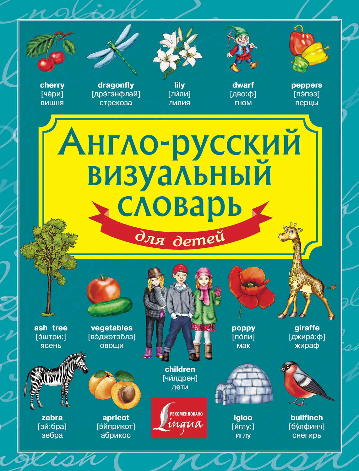 Обложка книги «Англо-русский визуальный словарь для детей»