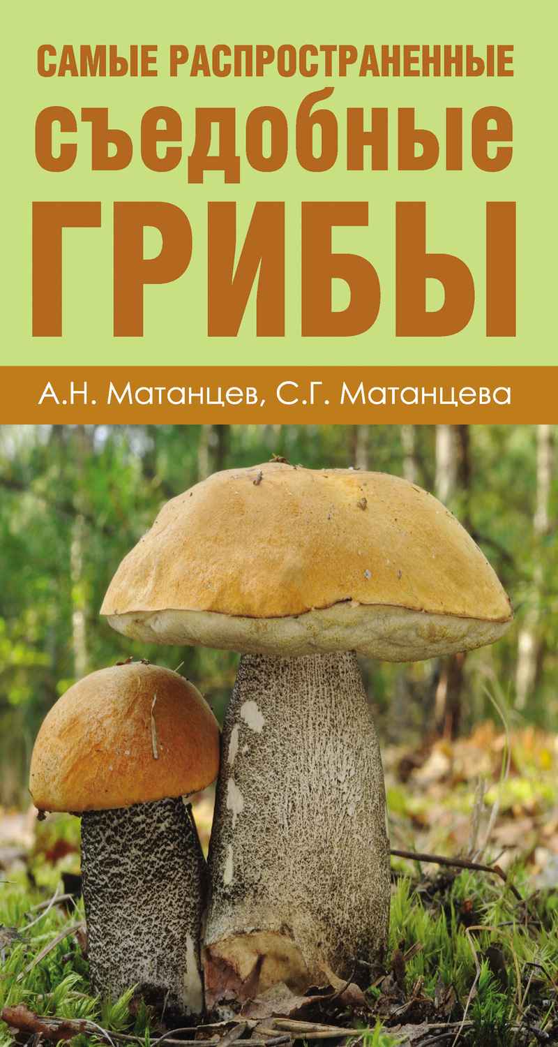 Обложка книги «Самые распространенные съедобные грибы»