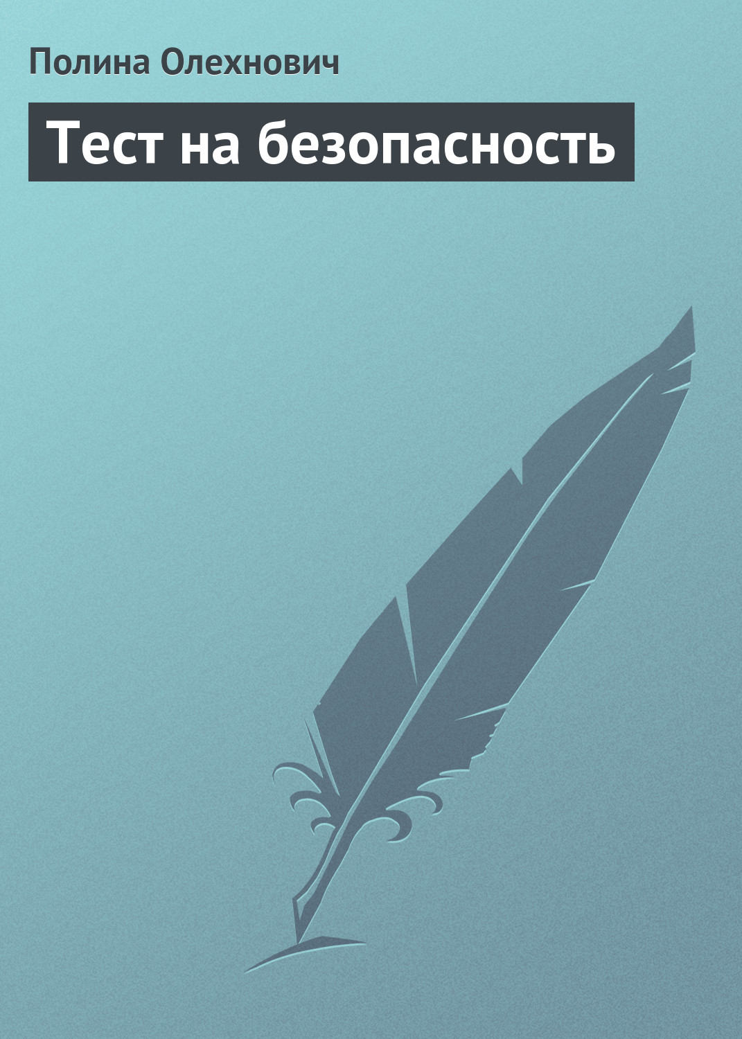 Обложка книги «Тест на безопасность»