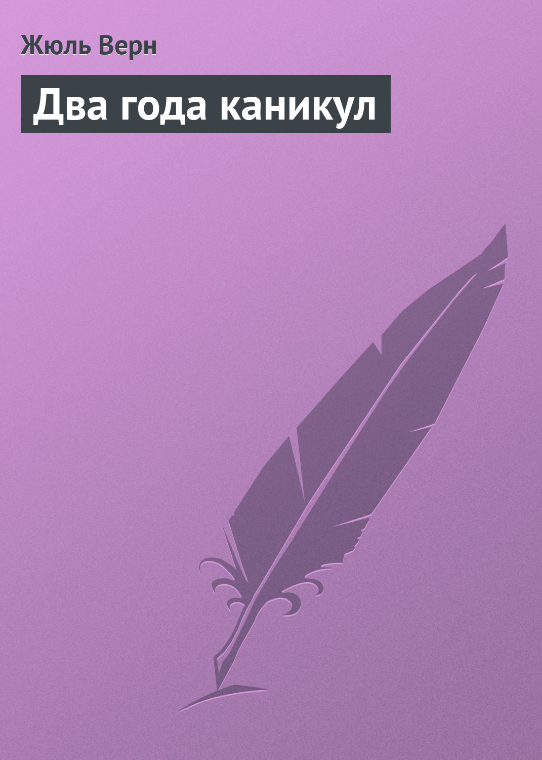 Обложка книги «Два года каникул»