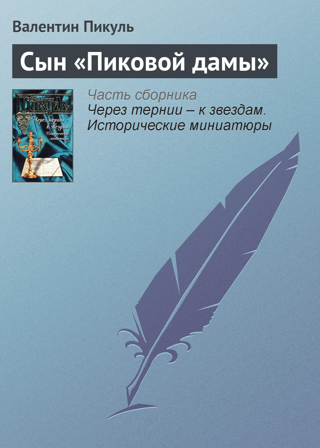 Обложка книги «Сын «Пиковой дамы»»