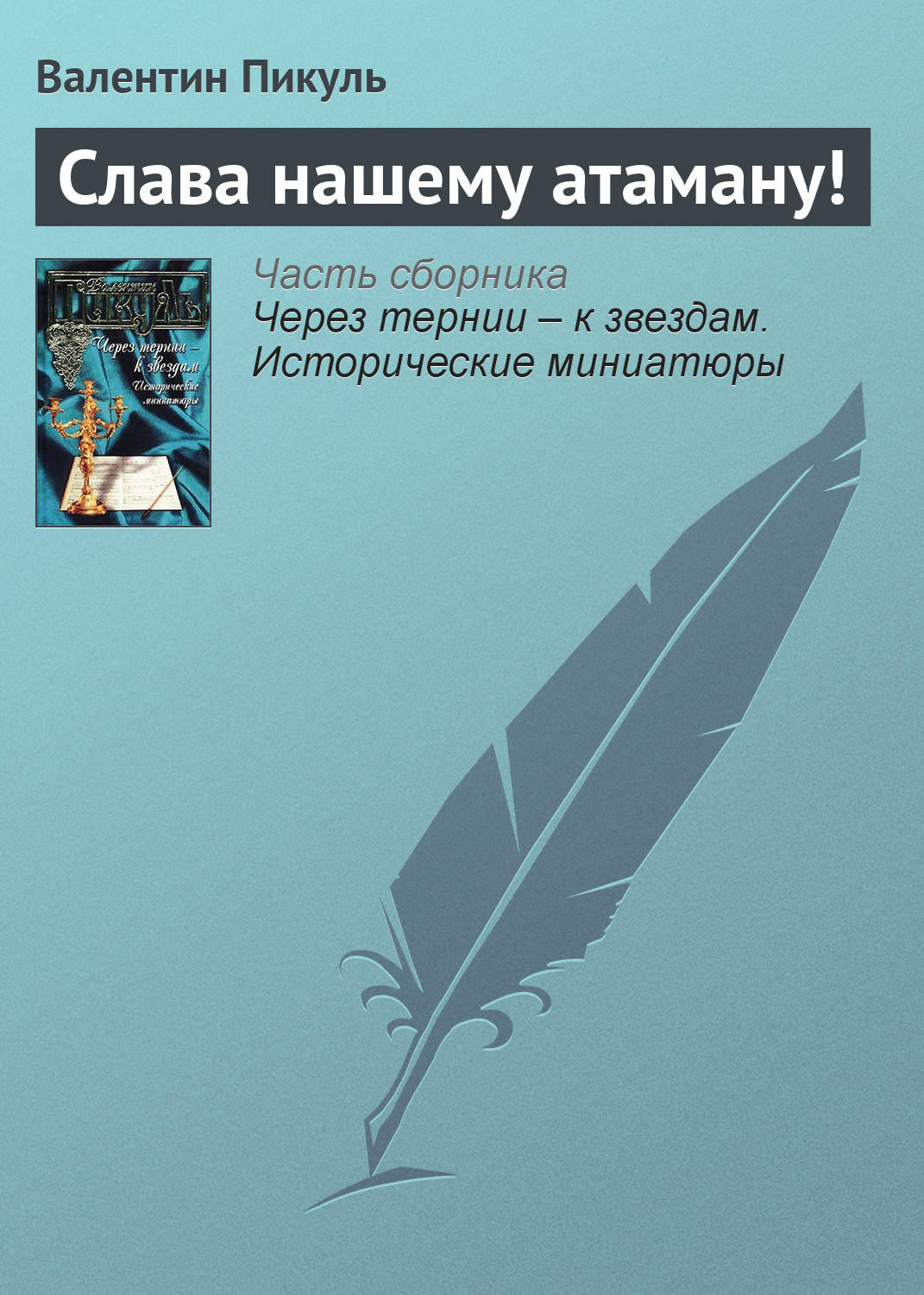 Обложка книги «Слава нашему атаману!»