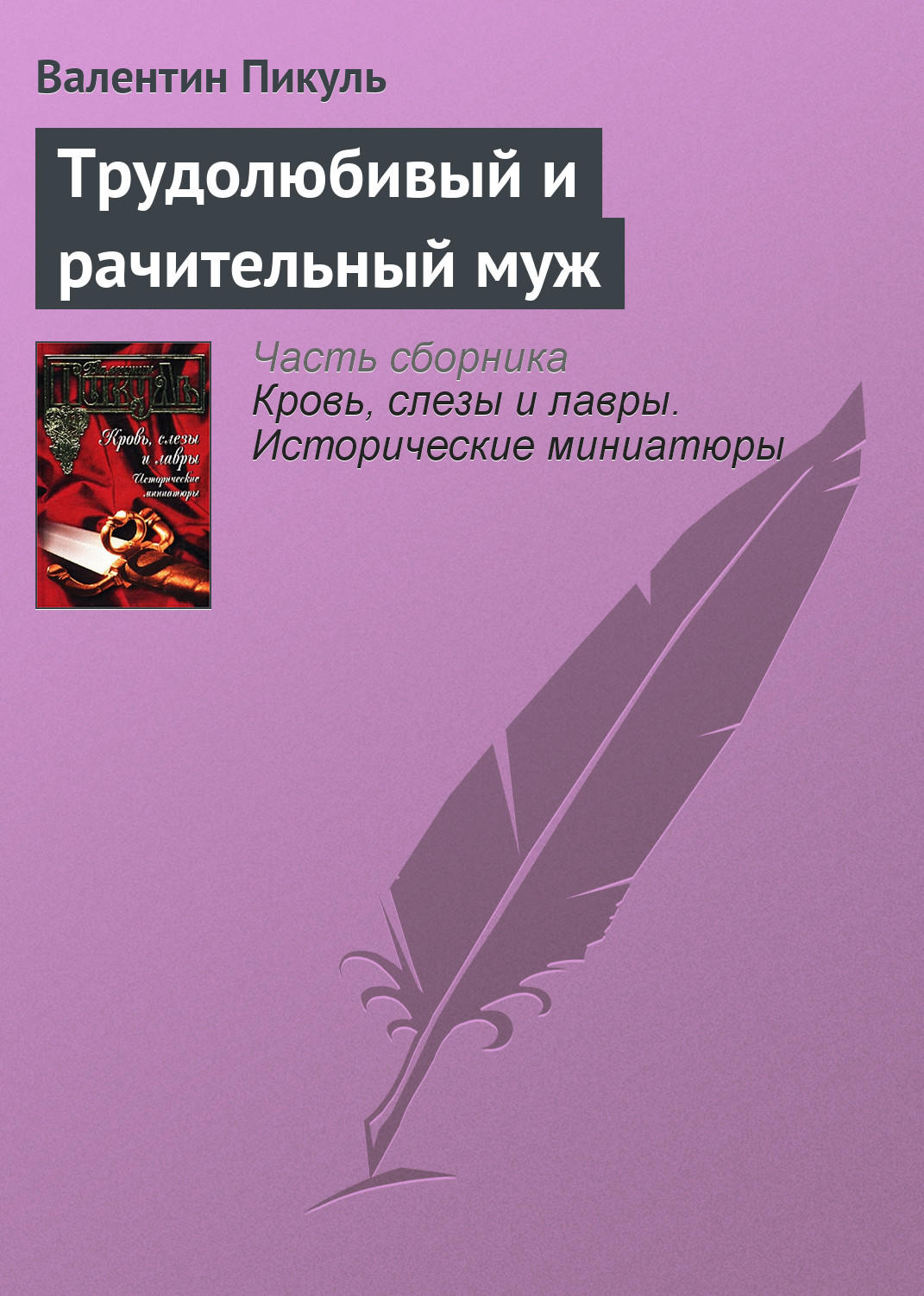 Обложка книги «Трудолюбивый и рачительный муж»