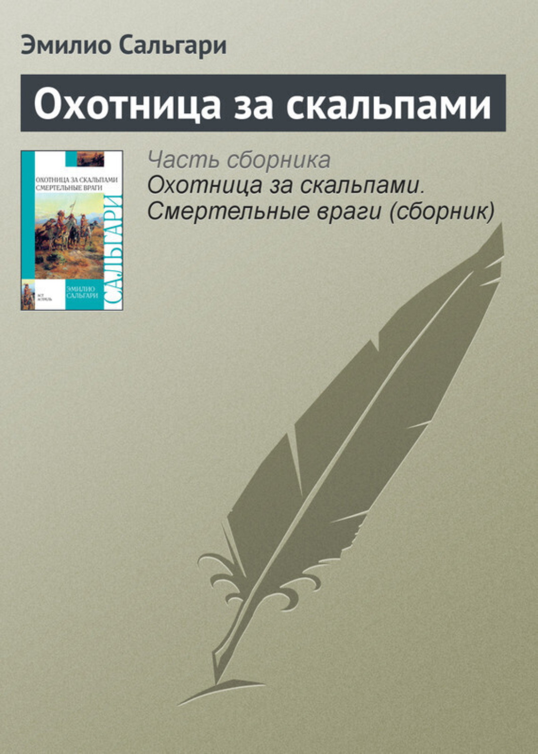 Обложка книги «Охотница за скальпами»