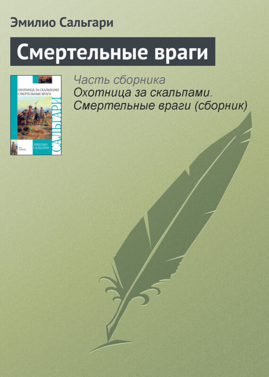 Обложка книги «Смертельные враги»