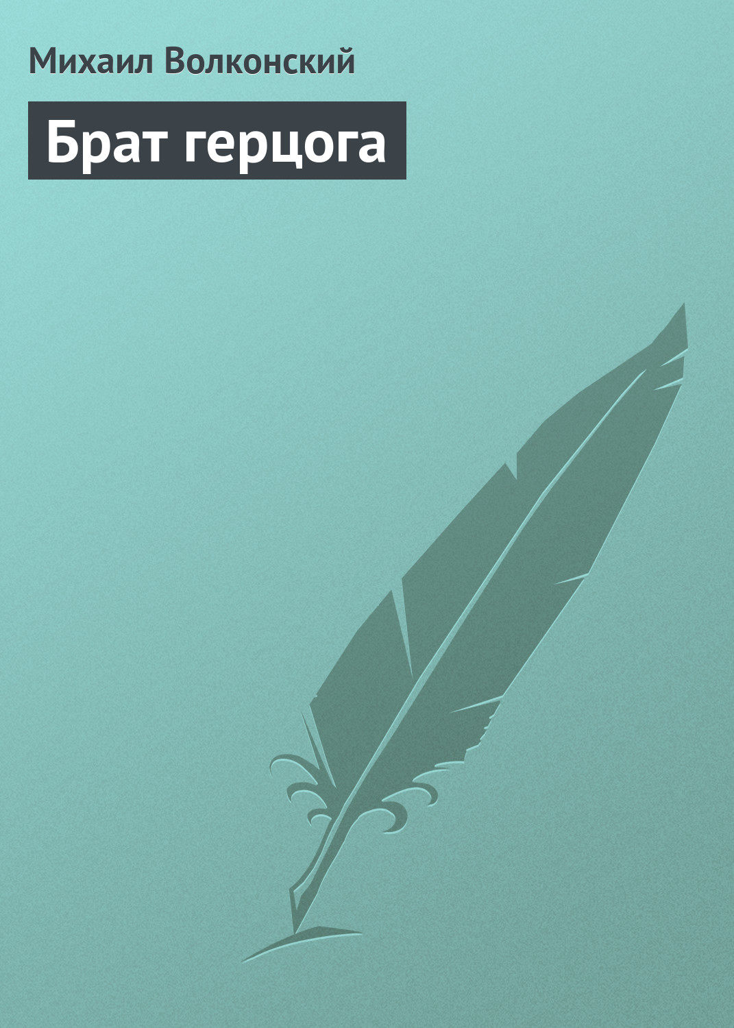Обложка книги «Брат герцога»