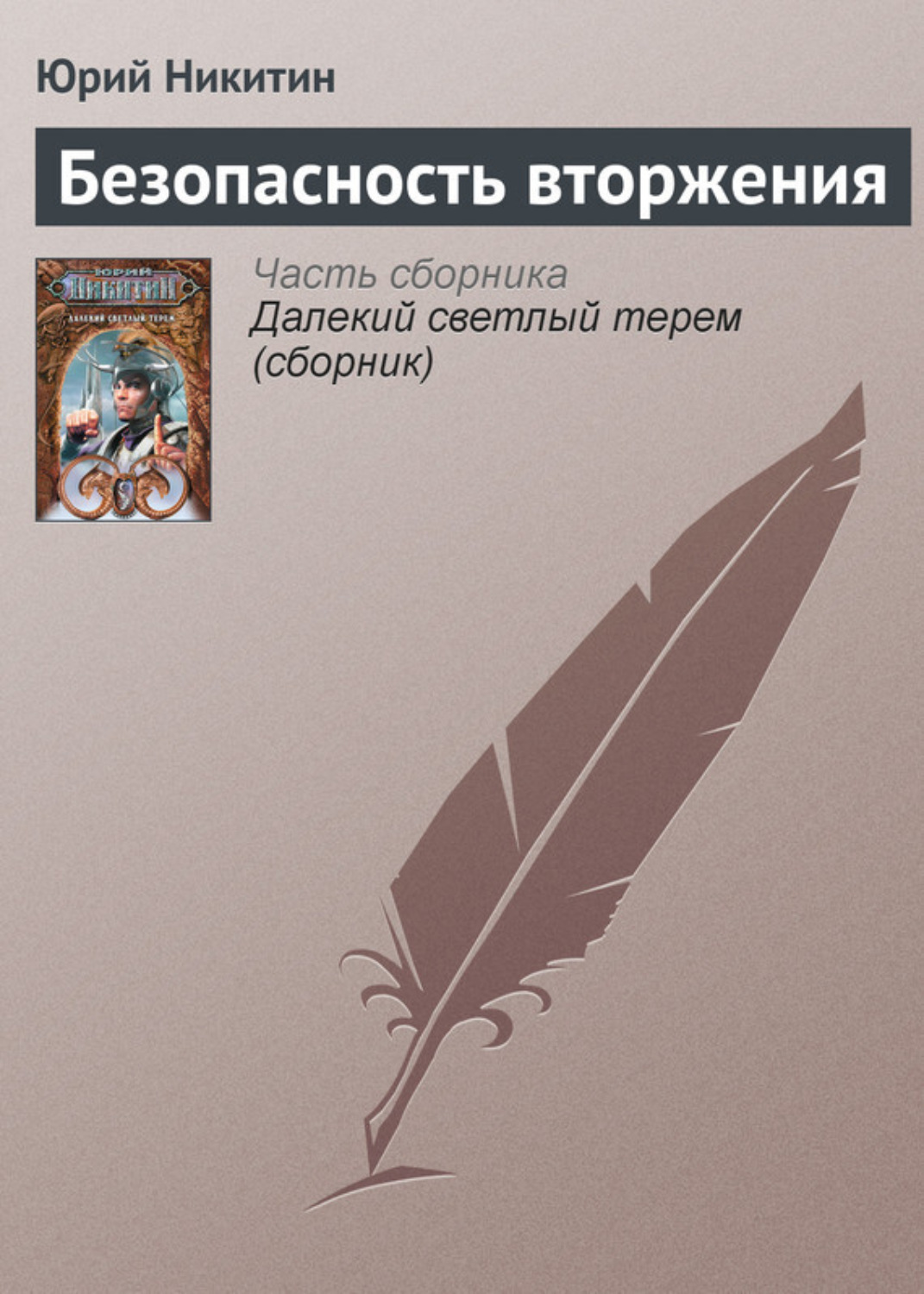 Обложка книги «Безопасность вторжения»