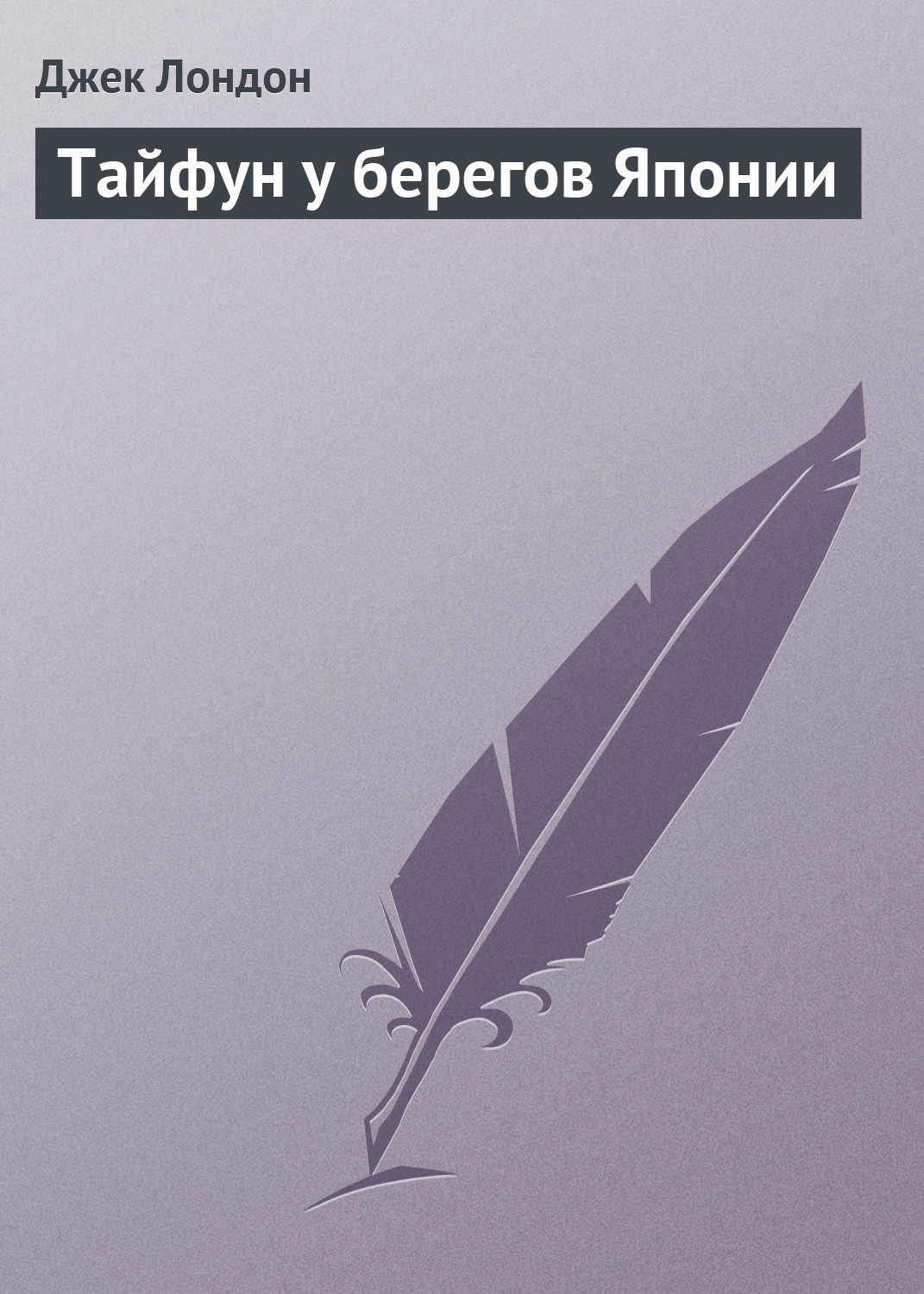 Обложка книги «Тайфун у берегов Японии»
