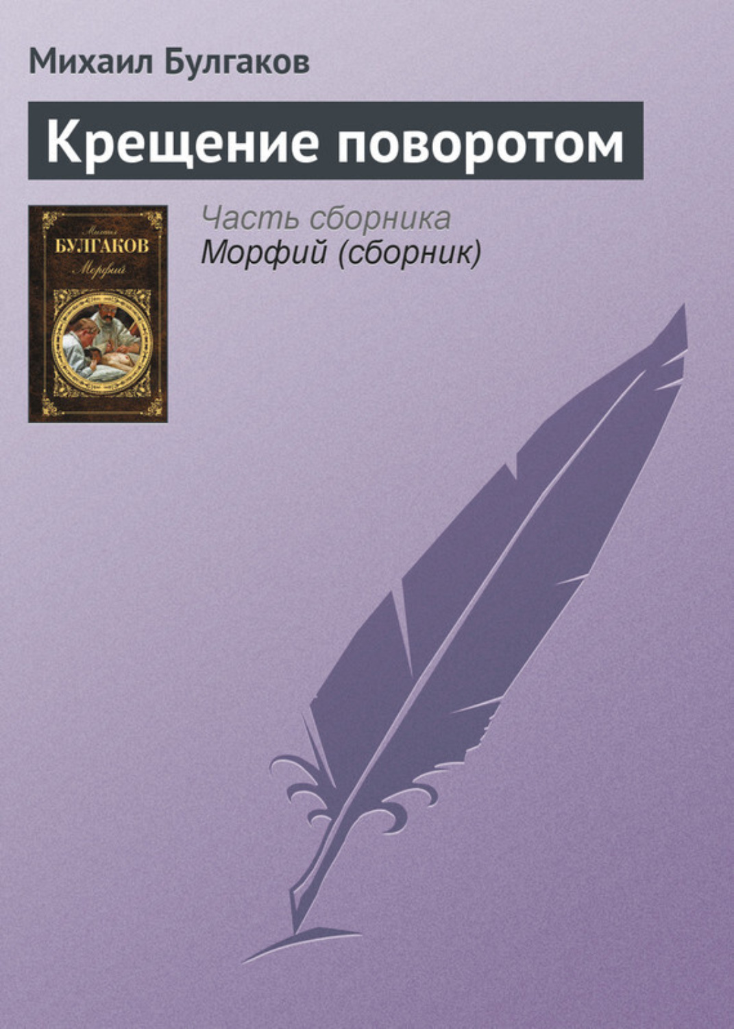 Обложка книги «Крещение поворотом»