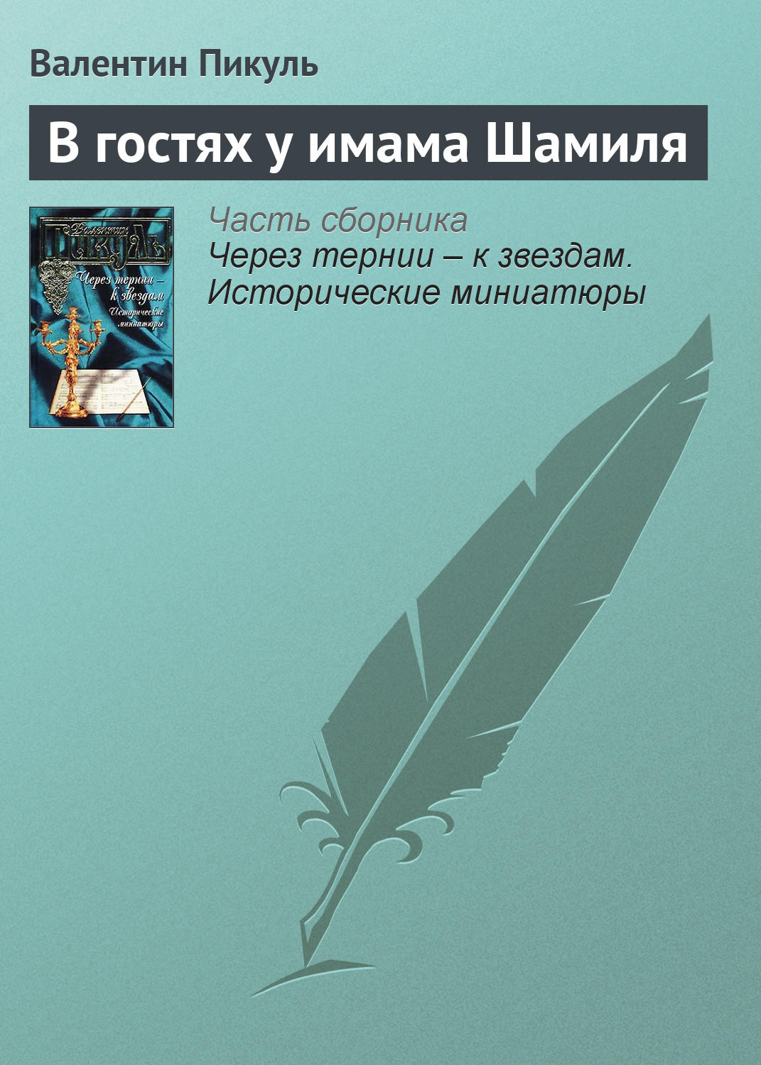 Обложка книги «В гостях у имама Шамиля»