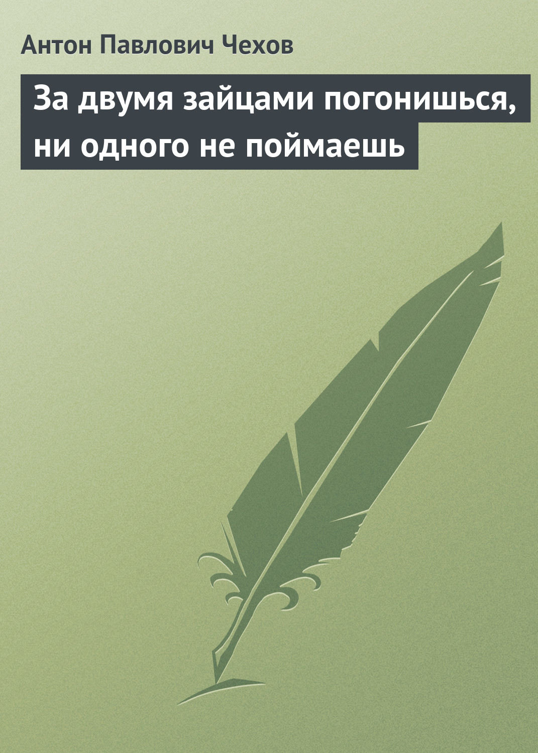 Обложка книги «За двумя зайцами погонишься, ни одного не поймаешь»