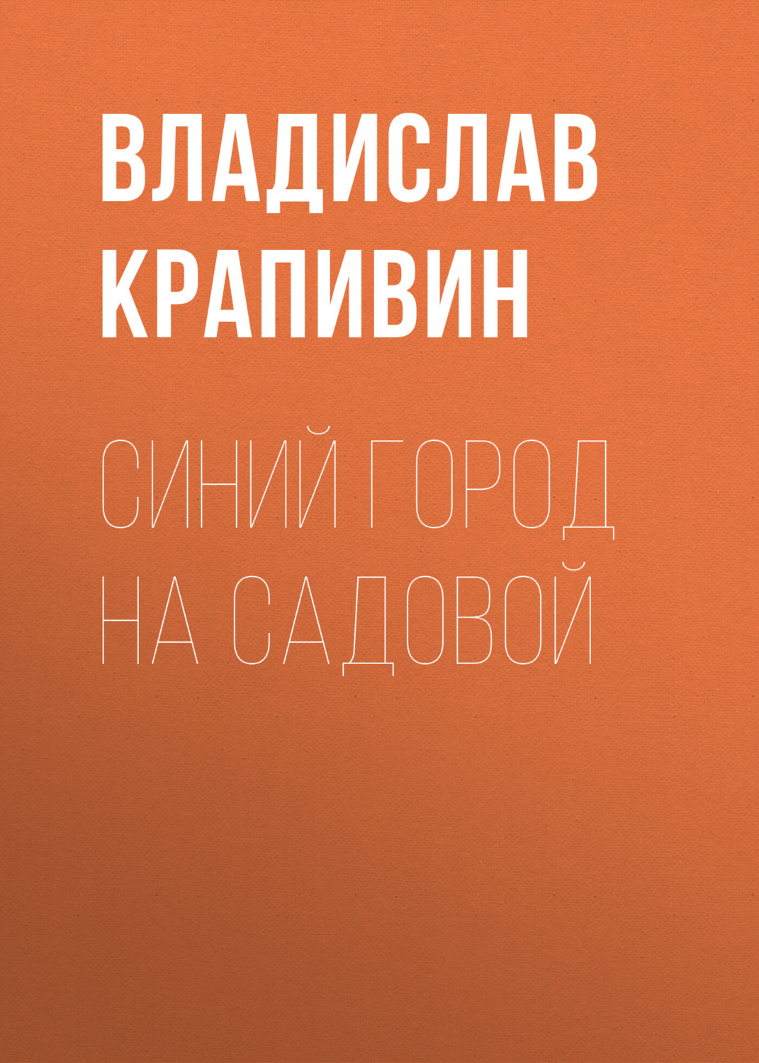 Обложка книги «Синий город на Садовой»