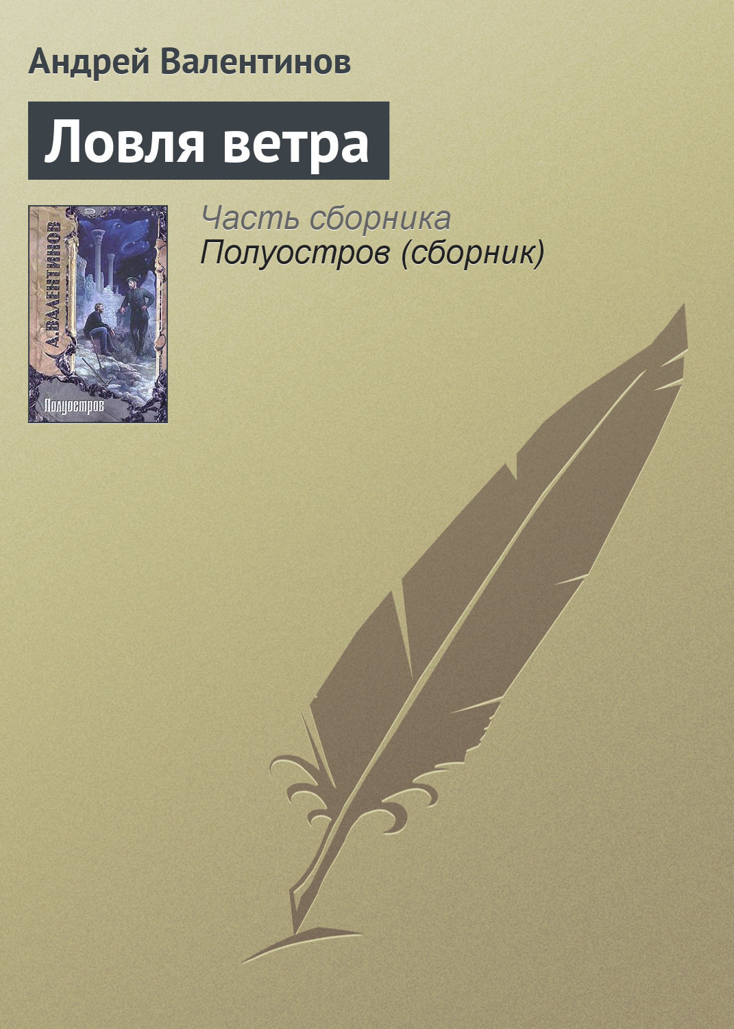 Обложка книги «Ловля ветра»