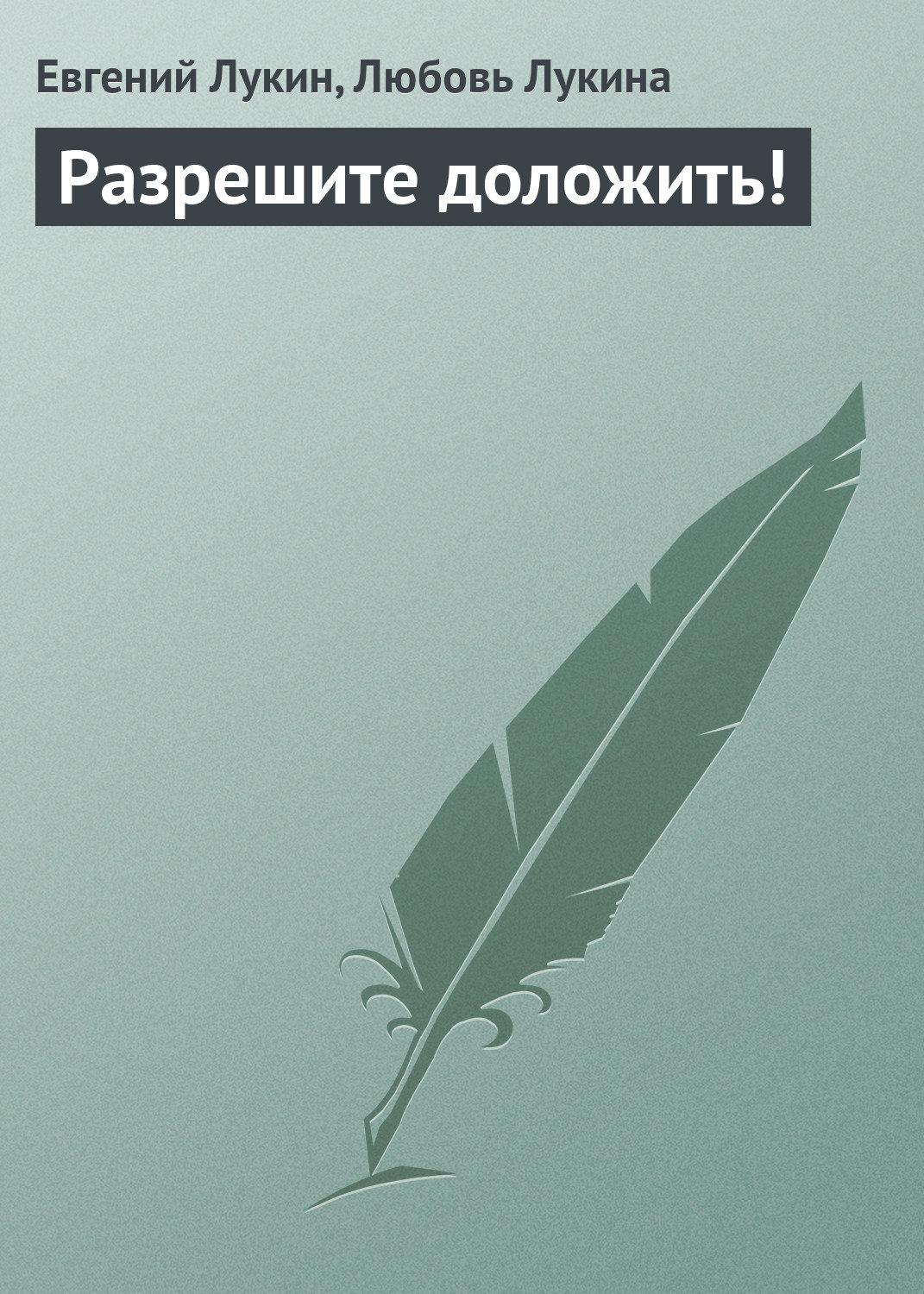 Обложка книги «Разрешите доложить!»