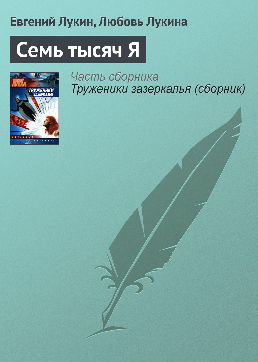 Обложка книги «Семь тысяч Я»