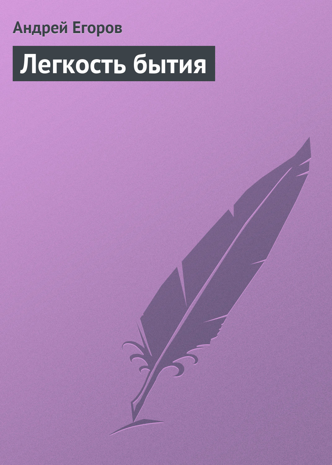 Обложка книги «Легкость бытия»