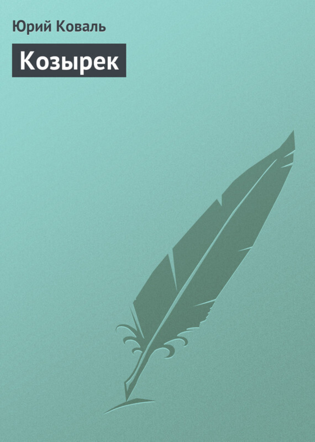 Обложка книги «Козырек»
